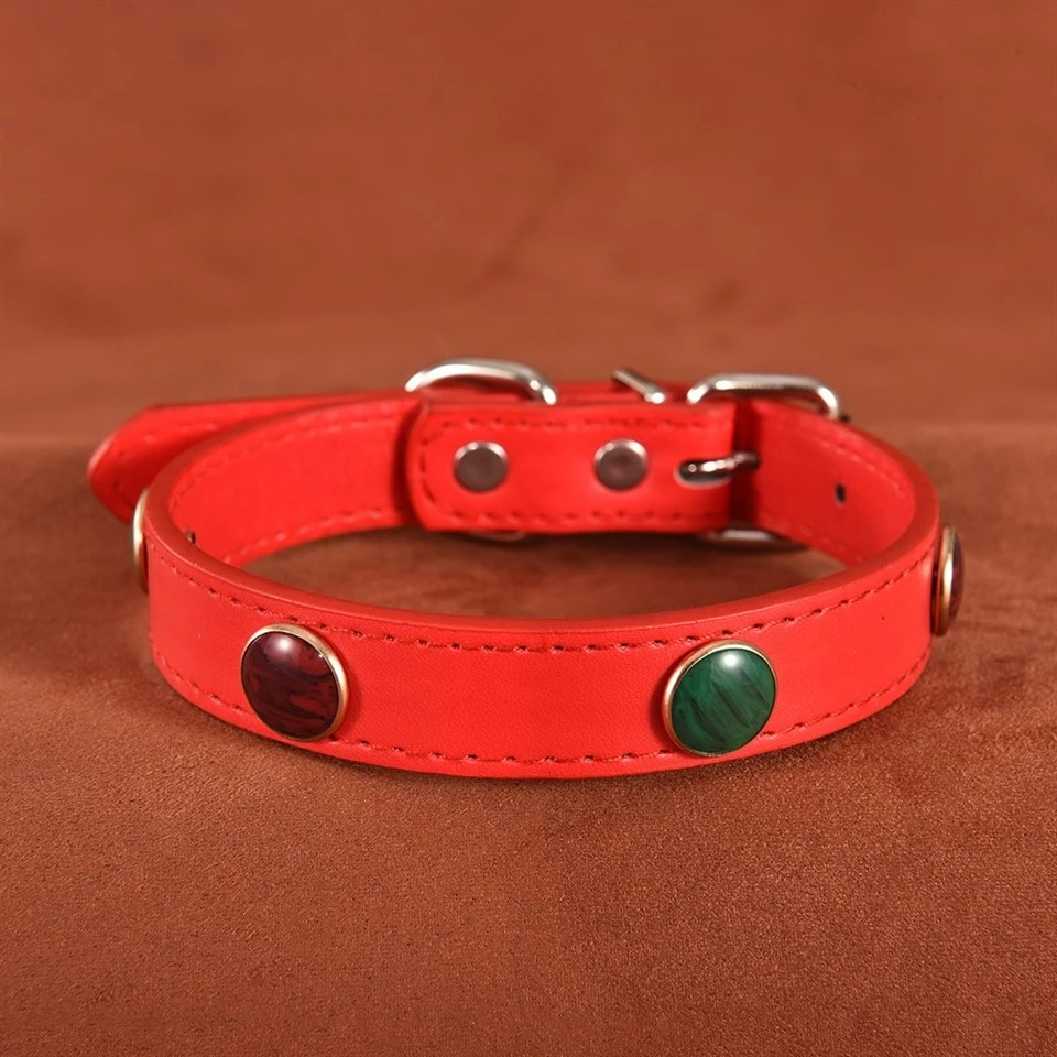 Beaded Leather Dog Collar suppliers