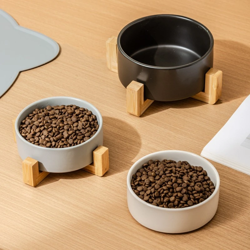 Pet Bowls With Wooden Stand factory