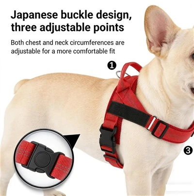 Dog Harness With Reflective Nylon Dog Harness With Reflective Nylon